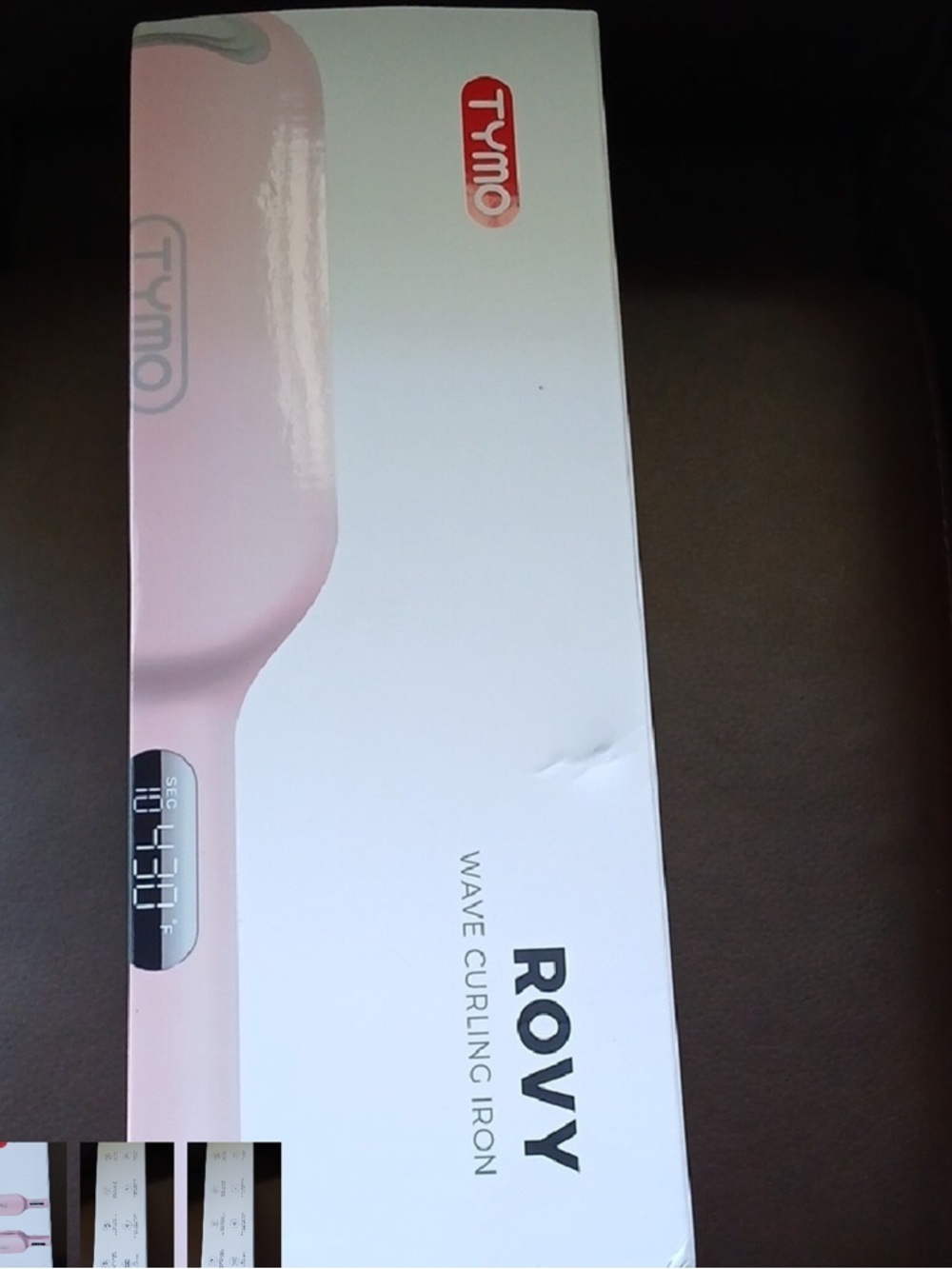 Tymo Rovy Wave Curling Iron - Pink. 1.25” inches.   D